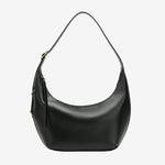 The Cuirae black genuine leather handbag.